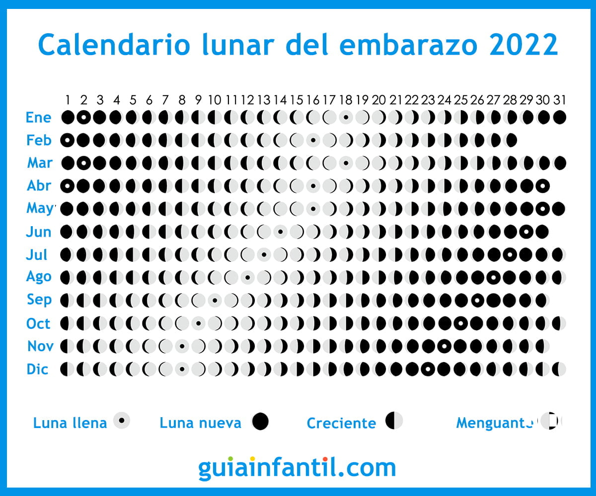 Calendario Lunar para Saber si es Niño o Niña Mini Manual